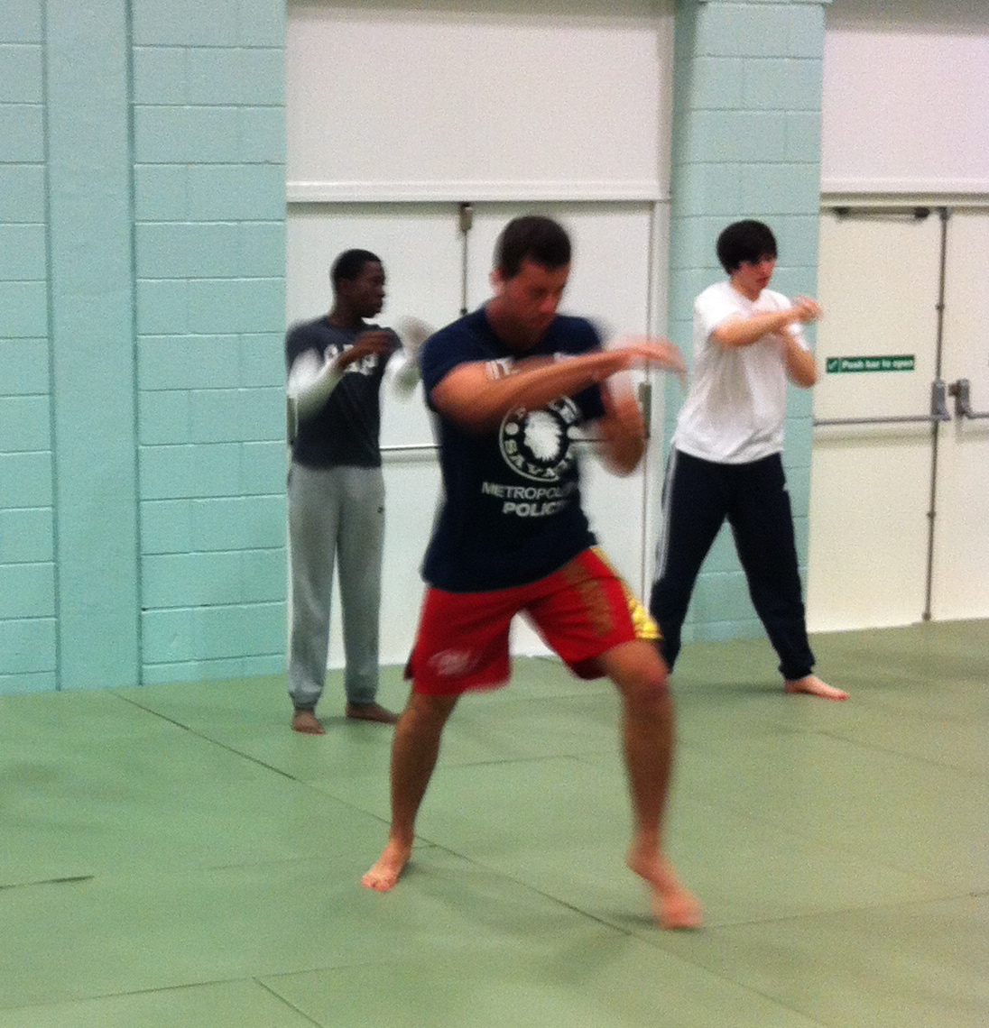 Young people at a community programme session